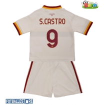 AS Roma Santiago Castro #9 Bortedraktsett Barn 2026-27 Kortermet (+ Korte bukser)